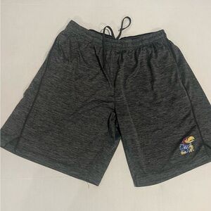 Men's Gray University of Kansas Shorts